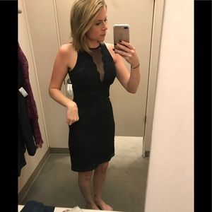 Black cocktail dress